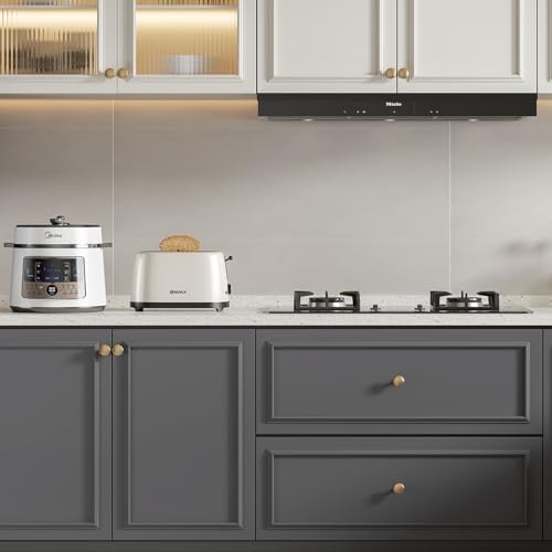 Goldenwarm Cabinet Knobs, Champagne Bronze Dresser Knobs 1-1/5 Inch 10 Pack Round Kitchen Hardware, Solid Zinc Alloy, Single Hole, Screws Included, Drawer Knob for Cupboard Dresser Bathroom Vanity - color: Champagne Bronze