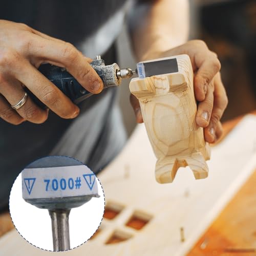 12pcs 2000-10000 Grit Sanding Drums for Dremel Rotary Tool | Rotary Tool Bits Sander Set Bands Mandrels for Wood Plastic Metal Grinding Polishing - style: 2000-10000 Grit