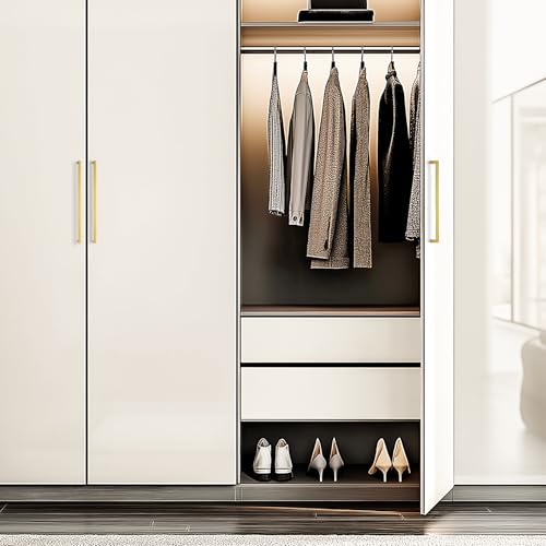 JOY DECOR Gold Cabinet Handles Square Cabinet Pulls 12-3/5 Inch CC, 10 Pack - size: 12-3/5 Inch Hole Center