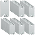 Nail Plates for Wood Studs 1.5 x 2.5 Inch Nail Stud Guards with Sharp Pointed Prongs Electrical Wire Stud Plate Protector Nail Stopper for Plumbing and Wiring Protection - 200Pack - size: 1.5" x 2.5" - 200 Pack