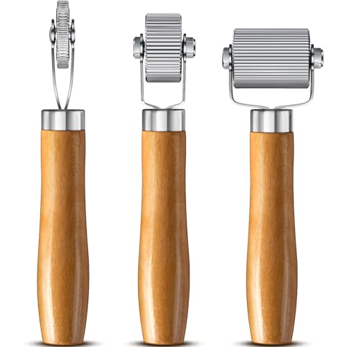 Heavy Duty Car Sound Deadening Roller Metal Installation Tool, 3 Pcs Auto Noise Roller for Car Sound Deadener Application, Rolling Wheel for Soundproofing Mat, Car Interior Audio Sound Insulation - size: 3-Pack
