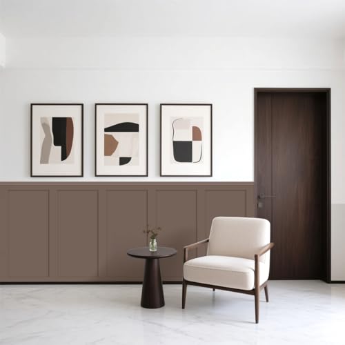 Art3d MDF Premade Paintable Board and Batten Wainscoting Kit, 94.5 x 54 in - size: 94.5 x 54 Inch