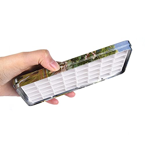 qianshan 40Pcs Empty Half Pans Watercolor Tin Palette with Magnetic Stripe - color: Garden