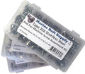 316 Stainless Steel Pan Machine Screw, Lock Nut & Flat Washer Assortment Kits