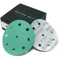 Serious Grit - 5-Inch 9-Hole P120 Grit Sanding Discs - 50 Pack Box - size: 120 Grit