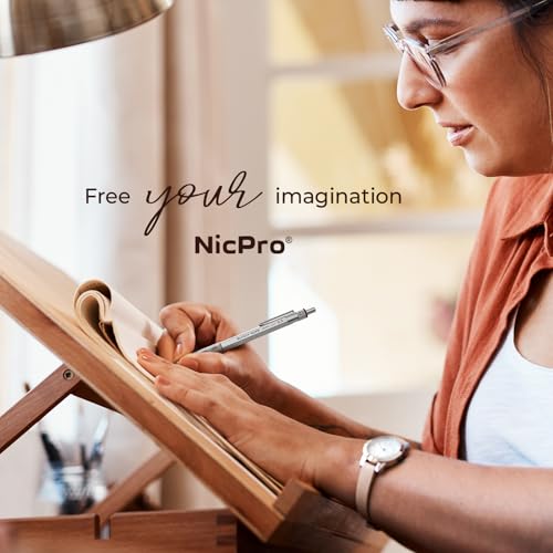 Nicpro 3 Pack Blocky Gear 0.3 mm Metal Mechanical Pencils Set with Case - style: 0.3mm