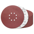 9 Inch 8 Hole Sanding Discs 120 Grit 20 Pack Hook and Loop Disc - style: 8 hole-120 Grit