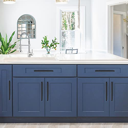 Ravinte Matte Black Cabinet Handles 10" Length,7-1/2" Hole Center,10 Pack - size: 10 Inch（7-1/2 Inch Hole Center）
