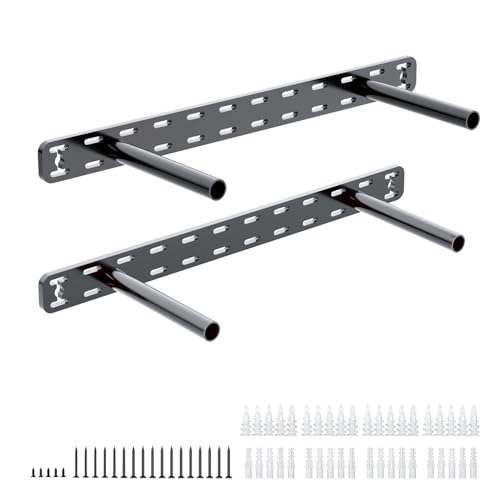 2pcs Floating Shelf Hardware Heavy Duty Hidden Shelf Brackets Support,Wall Mounting Invisible Floating Shelves Bracket Without Jig (18" x 6" x 1.5" Without Tools) - size: 18" x 6" x 1.5"