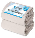 ZUPERIA Canvas Drop Cloth for Painting (Size 4 x 25 Feet - Pack of 2) - Pure Cotton Painters Drop Cloth for Painting, Furniture & Floor Protection - All Purpose Thick Cloth with Double Stitched Edges - size: 4' x 25' Feet - Pack of 2