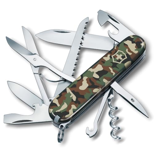 Victorinox Huntsman Swiss Army, 15 Function Pocket knife, Camouflage - color: Camouflage, style: Single Knife