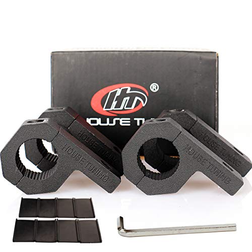House Tuning 1 inch Bar Clamp-Pack 4 Roof Rack Bar Mounts Tube Clamps Horizontal Bar Clamp Mounting Bracket for Motorcycle ATV Utv Boat Trucks (1"- Clamp Mount kit) - size: 1.0"-Clamp Kit