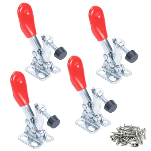 4 PC 201A Quick Release Toggle Clamp for Woodworking and Welding - style: 201A,4PK