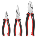 ARROW 3PC Pliers Set, Linesman Needle Nose Diagonal Cutting Pliers