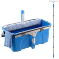 Mitclear Window Cleaning Kit 77'' Long Handle with Bucket for Home Outdoor - style: Window Cleaning Kit with Poles