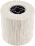 Wool Felt Wire Drawing Wheel Buffer Wheel Buffing Drum Mirror Burnishing Polishing Brush for Rust/Dust Removal,Jewelry/Glass (100X100MM) - size: 100X100MM
