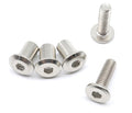 10-Set M6x30mm Rivet Countersunk Hex Socket Cap Bolts and Hex Head Barrel Nuts for Furnitures Cribs Chairs, Nickel Plated - size: M6x30mm 10-pack