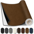Fabric Repair Tape, Self-Adhesive Couch Patch for Furniture, Cloth - color: Suede Brown, size: 17X79 Inch