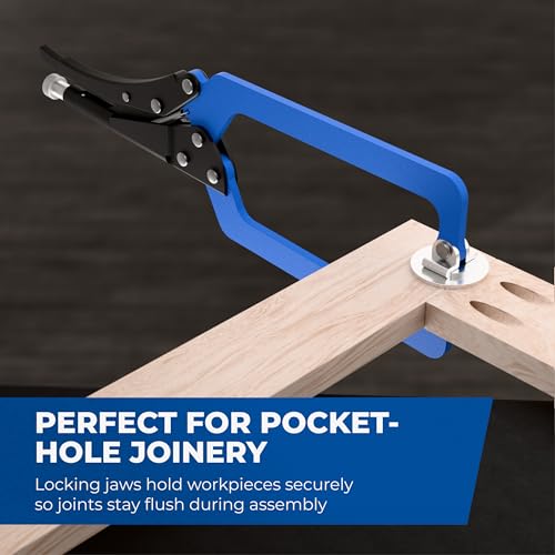 Kreg Wood Project Clamp, Woodworking Clamp, 6" Reach, 5" Clamp Capacity - size: 6 inch