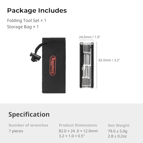 SMALLRIG Folding Tool Set - 4681 - color: Black