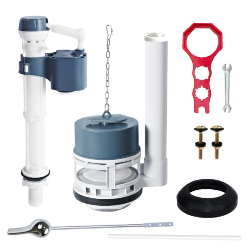 Upgraded 3-Inch Toilet Flusher Replacement Kit- Fits Most Brands - size: 3" Tank Outlet Diameter