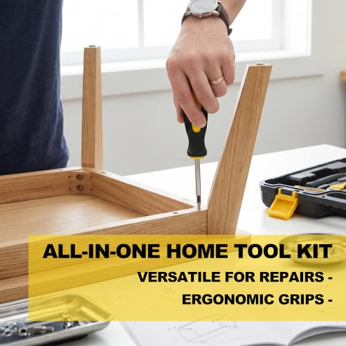 Basic Home Tool Set Household Tool kit for General Repair 13 Pcs