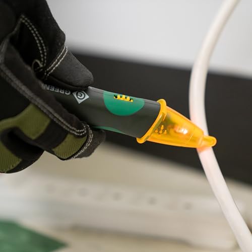 Greenlee GT-16 Adjustable Non-Contact Voltage Detector, 5V - 1000V AC,Green, Greens