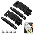 Window Sash Lock Black Security Sliding Window Locks & Sash Locks ZUONAI 2 Pack Cam Sash Locks for Double Hung Window Latch Lock Security Vinyl Window Sash Lock and Keeper Replacement Parts & Hardware - color: Black