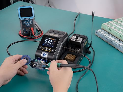 FNIRSI DWS-200 200W High Power Soldering Station Kit,2 Helping Hands