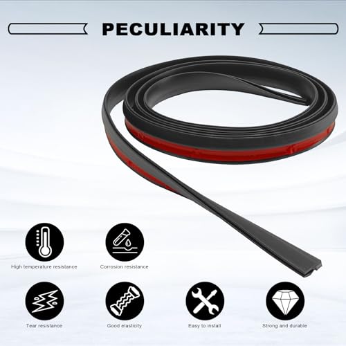 Windshield Rubber Seal Strip - 1.7M/ 5.6Ft Rubber Weather Stripping Window Seal Strirp Moulding Trim, Sunroof Seal for Car/Truck/SUV Front Rear Windshield (1PC)