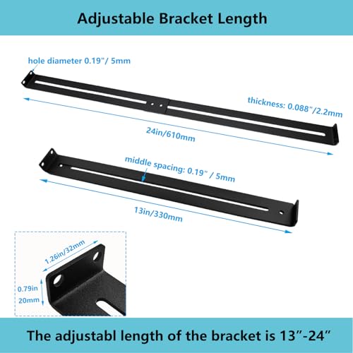 Drawer Repair Kit,Furniture Repair Accessories Brackets Middle Mount to Reinforce and Repair Wooden/MDF/Chipboard Drawers Cabinet - Heavy Duty Steel Hardware Includes Screws