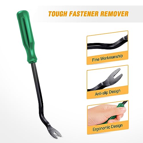 GOOACC 5PCS Auto Trim Removal Tool Kit No-Scratch - color: Green, size: 5Pcs