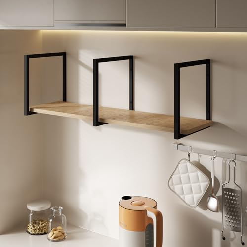 1-Tier Square Shelf Bracket, Wall & Ceiling Mount, 3 Pack - size: 1 Tier Bracket-3 Pack