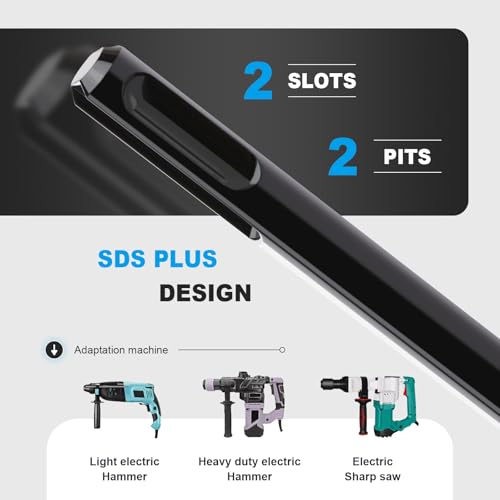 1/2" x 32" Auger Drill Bit with SDS Plus Shank for Wood - size: 1/2"x32"