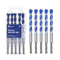5 Pack 1/2 inch Masonry Drill Bit Set,Concrete Drill Bit Set - style: 1/2"（5 Pcs）