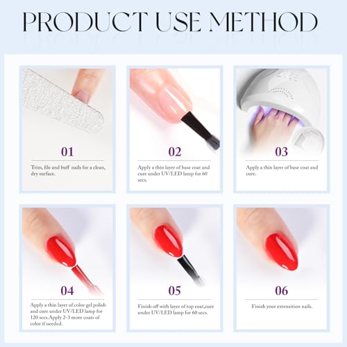 Double Rhythm 15ML Gel Nail Polish Pure Sheer Same Color Same Bottle Soak Off Gel Polish Art Manicure Salon DIY at Home for Women (Deep Mint-A1788) - color: Deep Mint