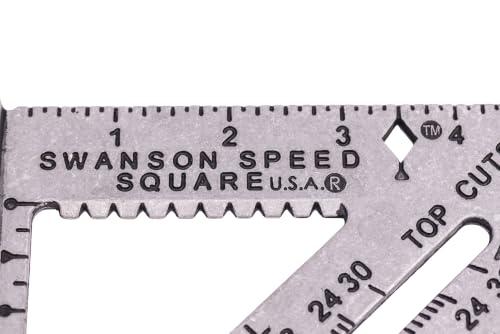 SWANSON Tool Co S0101 7 Inch Speed Square, Blue - size: 7 inch, style: 7" Speed Square