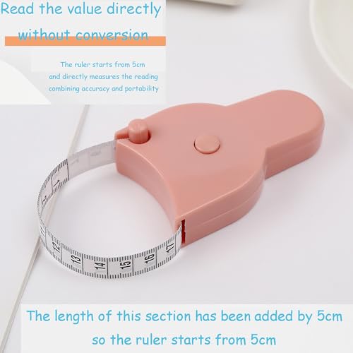 Measuring Tape for Body Measurements, Pink, 60 Inch - color: pink