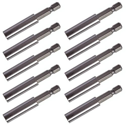 VESTTIO Magnetic Bit Holder Set, 10PCS, 2.36", 1/4" Hex, Quick Release