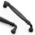 Asidrama 10 Pack 5 inch Oil Rubbed Bronze Kitchen Cabinet Handles - color: Oil Rubbed Bronze, size: 5" Hole Center(128mm)
