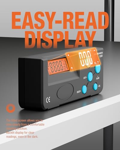 ALLOSUN Digital Inclinometer Angle Finder 360° Level Tool