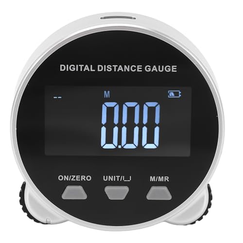 Digital Tape Measure, 0-656.2ft Long Distance Electronic Rolling Ruler with LCD Display, USB Rechargeable Multifunctional Digital Measure Tool Range Finder, Support Data Storage