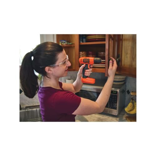 BLACK+DECKER 8V MAX* Cordless Drill + 43 pc. Home Decor Project Kit (BDCD8HDPK)
