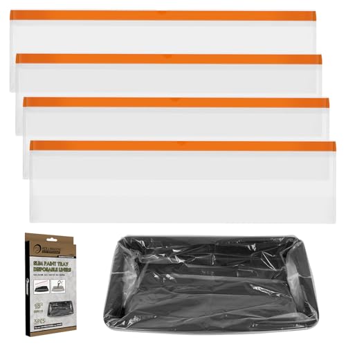ROLLINGDOG 18 Inch Disposable Paint Tray Liners - color: 18" Disposable Paint Tray Liners