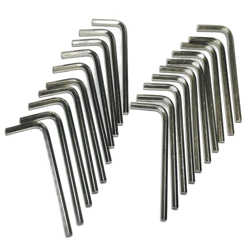 20pcs 9/64 Allen Wrench sets,9/64" Hex Key Wrench set,allen key Door Key L Shaped hex wrench set with Long Arm. - size: 9/64