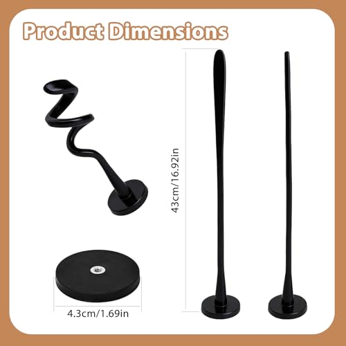Magnetic Washer Door Stopper & Holder Strong Flexible Prop to Keep Front Load Washer/Dryer Door Open Fits LG Samsung Laundry Accessories (Black) - color: Black