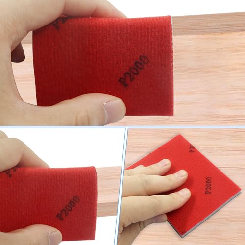 20 PCS Ultra Fine 2000 Grit Sanding Sponge - size: 2000 Grit