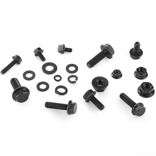 Mr. Pen- Nuts and Bolts Assortment Kit, 272 pcs, Black Carbon Steel