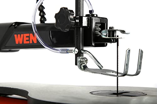 WEN Variable Speed Scroll Saw, 16-Inch with Work Light and Easy Access Blade Changes (3923)