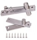 10-Pack Heavy-Duty Stainless Steel 360° Door Pivot Hinge System – Durable Hinges for Wood Doors - 170lbs Capacity - size: 170lbs 1-pack